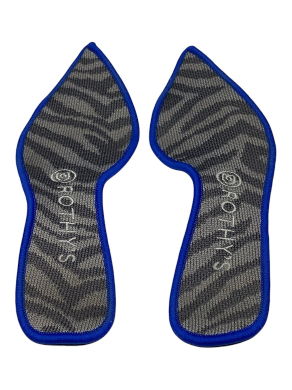 VHTF: Retired Rothy’s ➤ The Point Flats ➤ Grey Zebra Stripe Print ➤ 8M ➤ Sustain - Picture 12 of 16